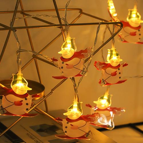 Plastique Lumière de Noël Snowman pièce