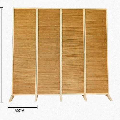 Bambusové & Masivní dřevo Podlahová obrazovka Brown kus