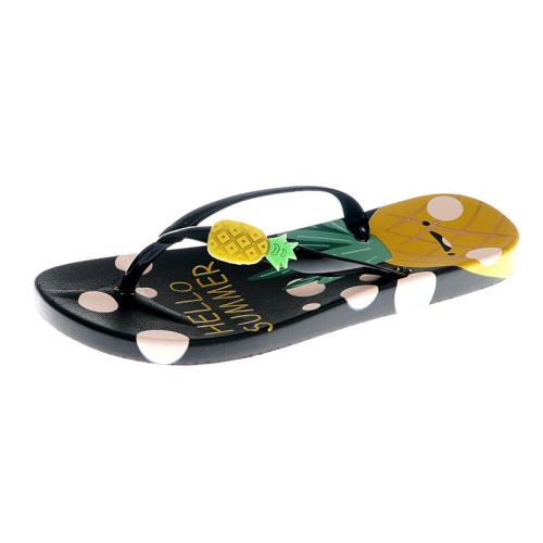 PVC Women Flip Flops & anti-skidding printed Pair