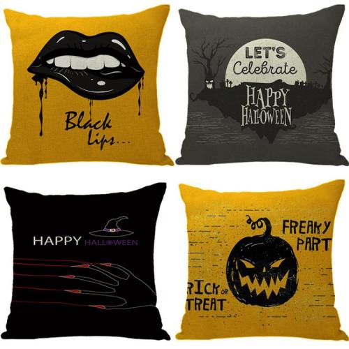 Linnen Gooi kussenhoezen Afgedrukt meer kleuren naar keuze stuk