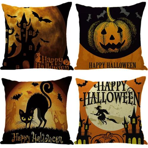 Linnen Gooi kussenhoezen Afgedrukt meer kleuren naar keuze stuk