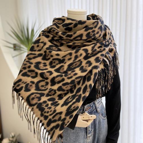 Polyester Écharpe de femmes Polyester Leopard plus de couleurs pour le choix pièce