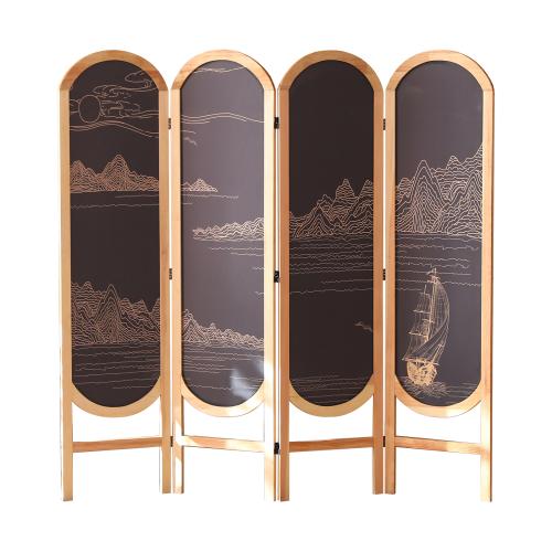 Borovice & Plátně Podlahová obrazovka Malované jiný vzor pro výběr Mnoho