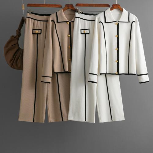 Cotton Women Casual Set autumn and winter design & two piece & loose Set