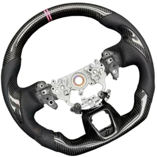 Steering Wheel for 2024-2025 Toyota Camry Customized Carbon Fiber Black Leather
