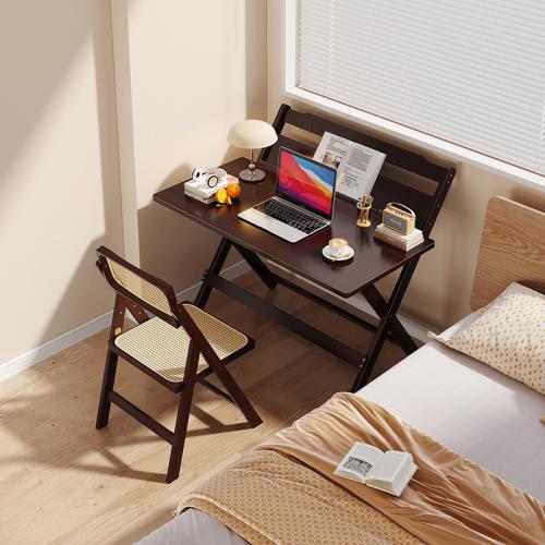 Moso Bamboo Foldable Table adjustable brown PC