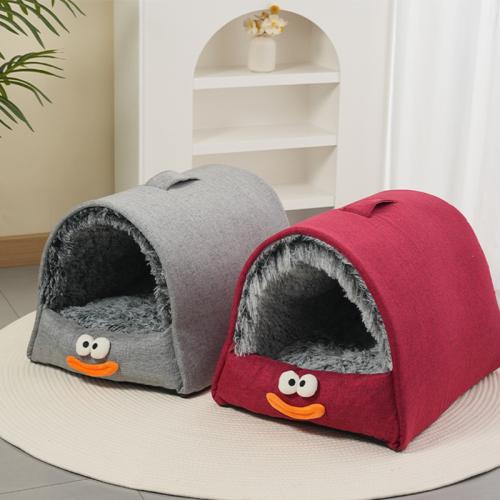 Linen & Plush Soft Pet Bed & thermal PC