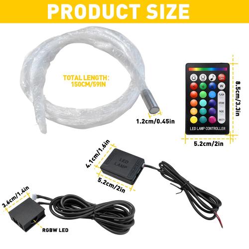 300x Car Home Headliner Star Light kit Roof Twinkle Ceiling Lights Fiber Optic