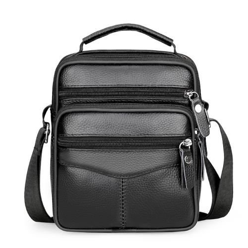 PU Leather Crossbody Bag hardwearing & waterproof black PC