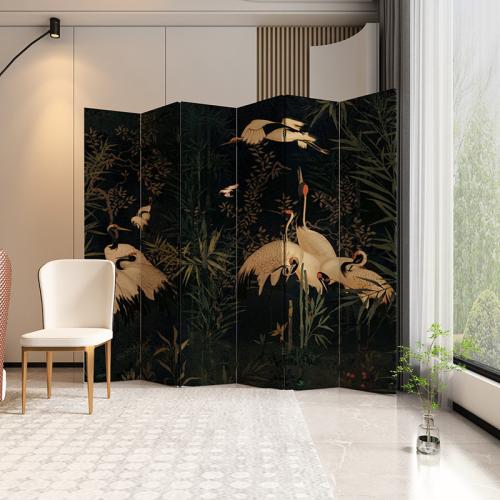 Canvas & Wood & PVC foldable Floor Screen & waterproof PC