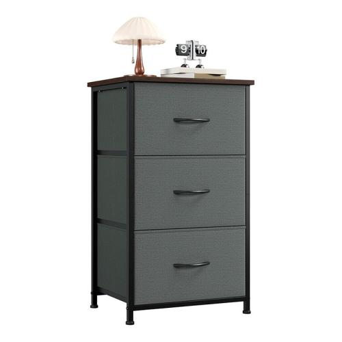 Cotton Multifunction Storage Cabinet for storage & detachable gray PC