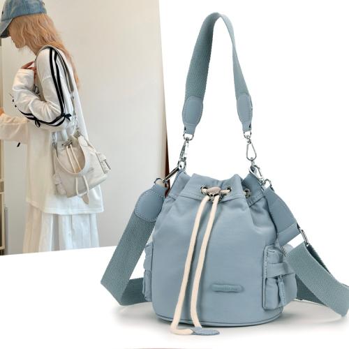 Nylon Drawstring Pouch & Bucket Bag Shoulder Bag hardwearing PC