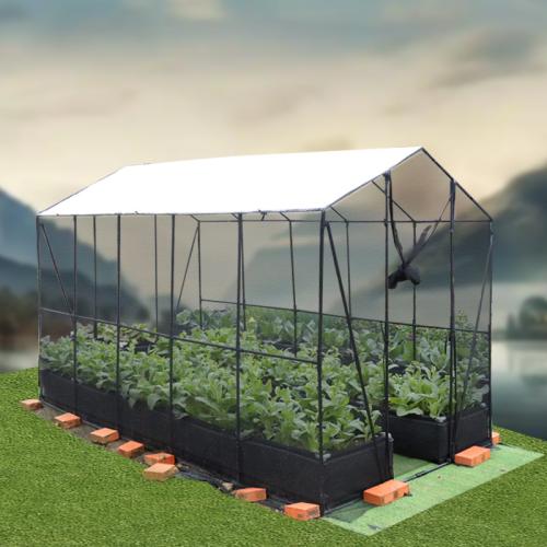 Iron & Plastic windproof & Waterproof Greenhouse mixed colors PC