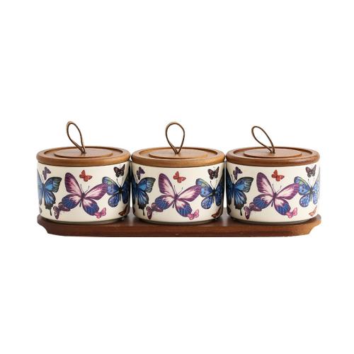 Porcelain Candy Jar for storage & tight seal PC