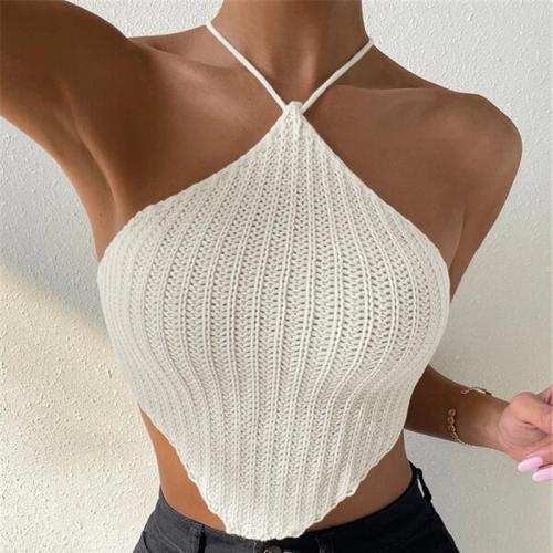 Knitted & Polyester Tank Top slimming & backless PC