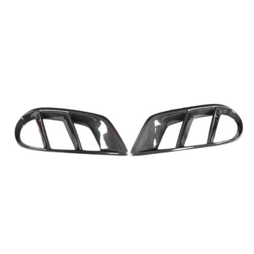 FOR 2015-18 BENZ W205 C43 C300 C400 AMG CARBON FIBER FRONT BUMPER AIR DUCT COVER