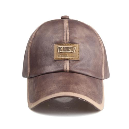 PU kůže Flatcap Patchwork più colori per la scelta kus