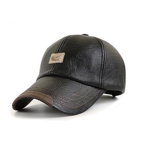 PU kůže Flatcap Patchwork più colori per la scelta kus