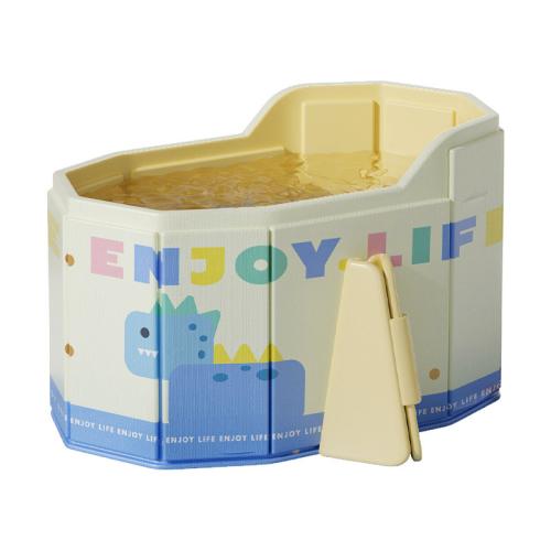 Medium Density Fiberboard & Pearl Cotton & PVC foldable Foldable Bathtub for children printed Cartoon PC