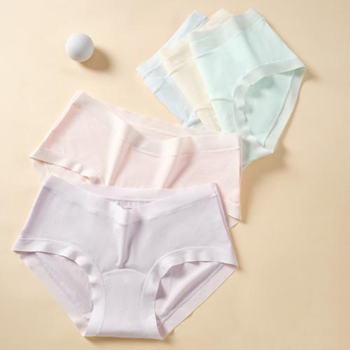 Spandex & Cotton Hip-hugger Maternity Panties lift the hip & breathable Solid PC