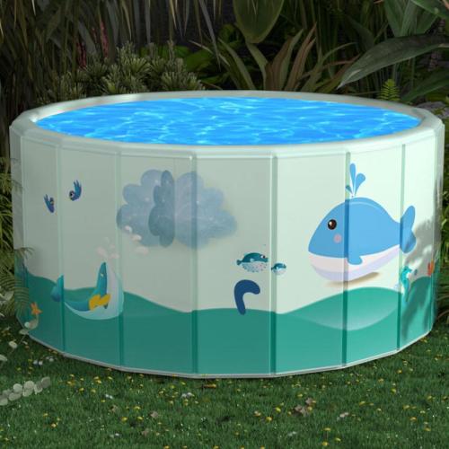 PVC & Plastic & Oxford foldable Inflatable Pool thickening printed PC