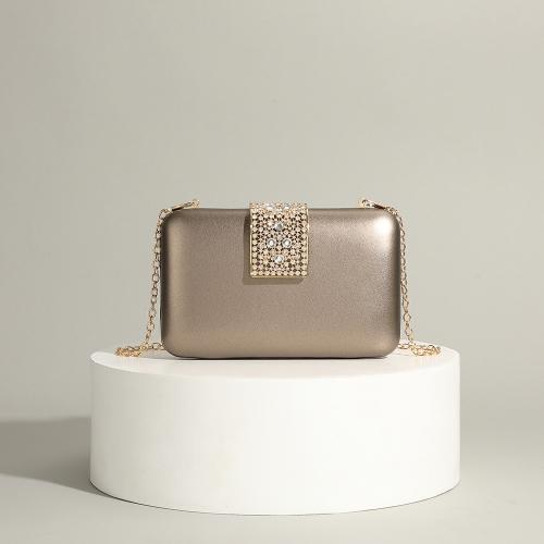 Polyester Evening Party Clutch Bag portable & with rhinestone PC