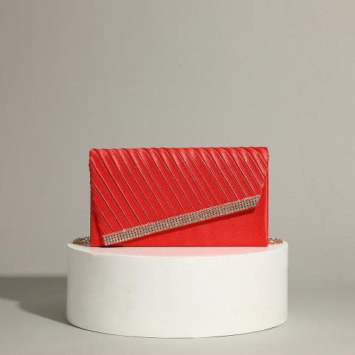 Polyester Evening Party Clutch Bag with rhinestone PC