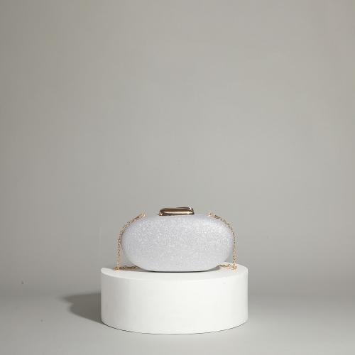 Polyester Evening Party Clutch Bag portable Solid PC