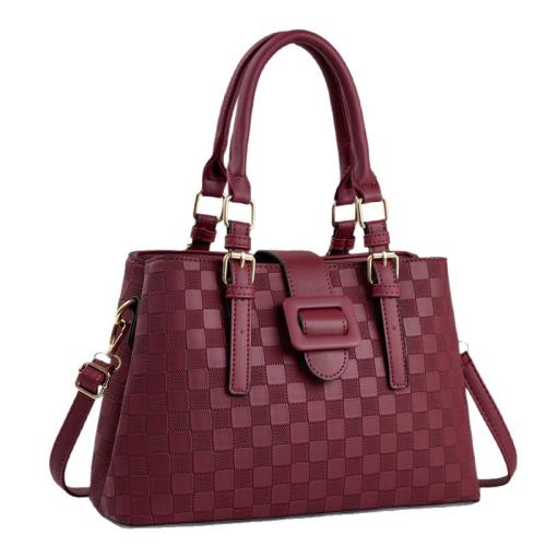 PU Leather Handbag, large capacity & attached with hanging strap,  PU Leather, more colors for choice,  PC