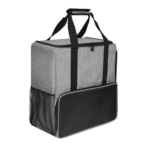 Polyester Organizer Ski Boot Bag hardwearing & waterproof grey and black PC