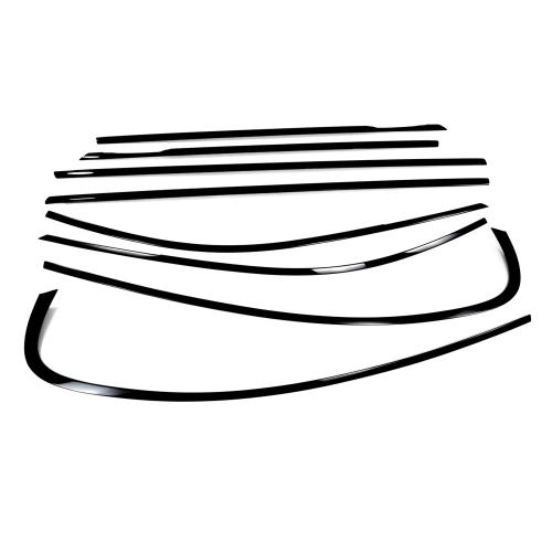 Fits for 09-25 Bmw 7 Series Long-Wheelbase Window Trim Window Chrome Decorative Body Kit