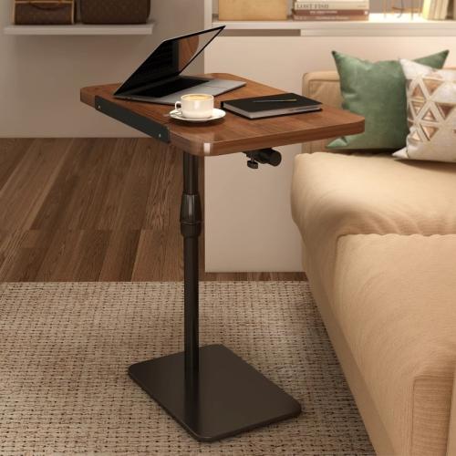 Steel & Wooden Side Table PC