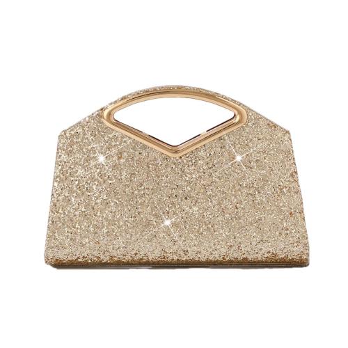 Sequin hard-surface Clutch Bag attached with hanging strap Polyester PC