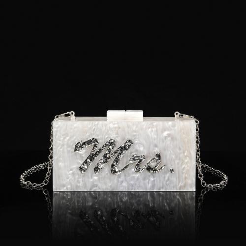 Acrylic Clutch Bag Polyester PC