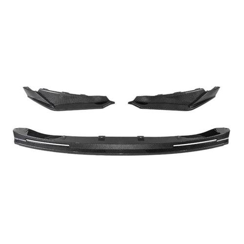 For 2021-25 BMW G80 M3 G82 G83 M4 3PC V Style Real Carbon Fiber Front Bumper Lip