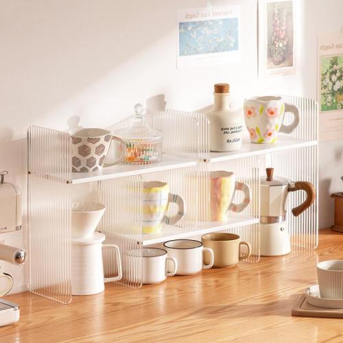 Bamboo Storage Rack durable Acrylic PC