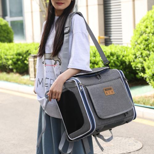 Oxford Pet Backpack portable & breathable Polyester PC