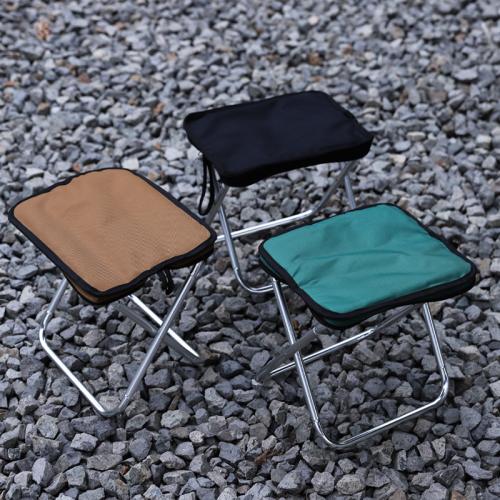 Aluminium Alloy & Oxford Outdoor Foldable Stool portable Solid PC