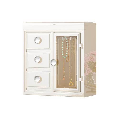 Polypropylene-PP Jewelry Storage Case dustproof & large capacity Solid PC