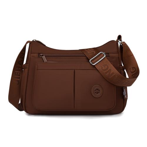 Nylon Crossbody Bag large capacity & soft surface & adjustable Polyester Solid PC