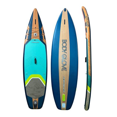 PVC Inflatable Surfboard hardwearing & unisex EVA printed multi-colored PC