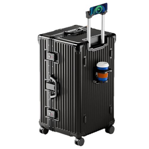 PC-Polycarbonate Suitcase Aluminium & Polyester PC
