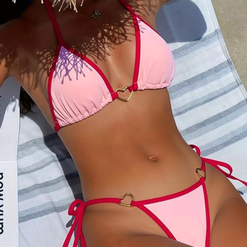 Polyamide Bikini pink Set