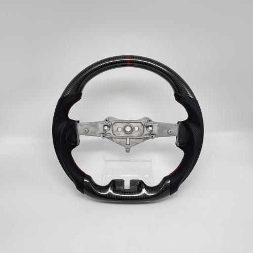 Real Carbon Fiber Steering Wheel For 2011-2017 Jeep Wrangler JK JKU with CF Trim