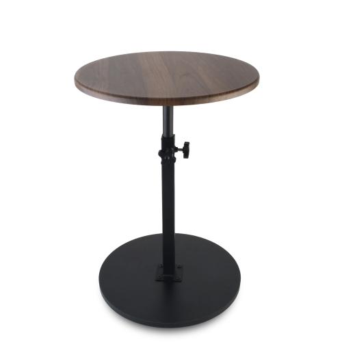 Wood adjustable Side Table durable Iron PC