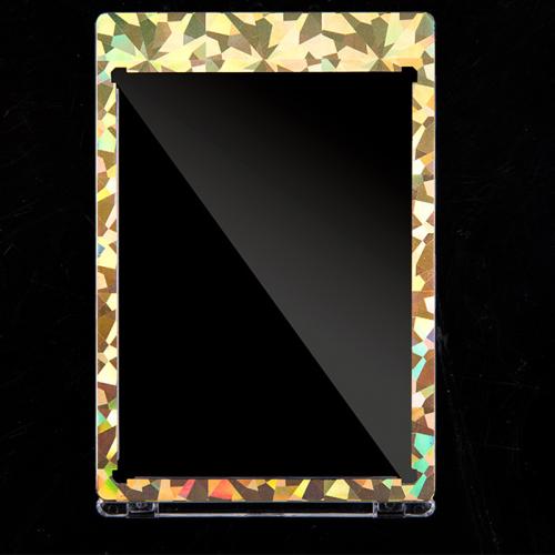 Plastic Card Holder durable & portable & double-sided & transparent PC