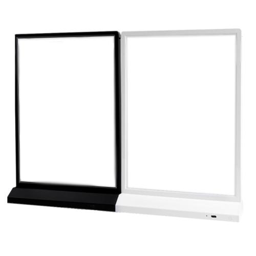 Engineering Plastics Sign Holder lighting & Rechargeable PC