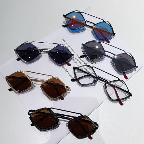 Zinc Alloy shading & Easy Matching Sun Glasses anti ultraviolet & unisex Polymethyl Methacrylate PC