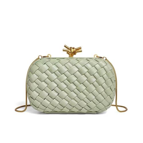PU Leather Easy Matching Clutch Bag with chain Polyester PC