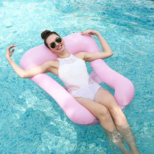 PVC Inflatable & foldable Floating Bed Solid PC